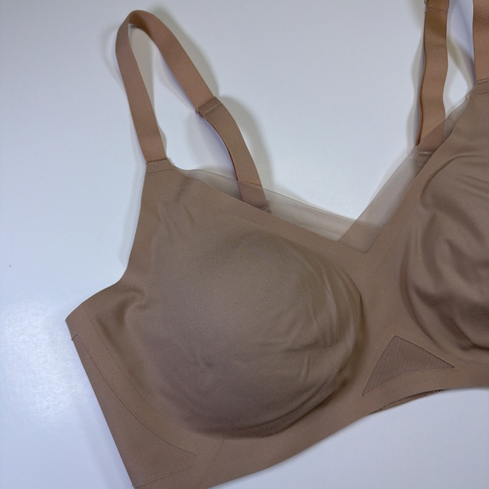 Honeylove Crossover Bra Wireless Large Tan Beige Removable Padding Convertible - Picture 4 of 14